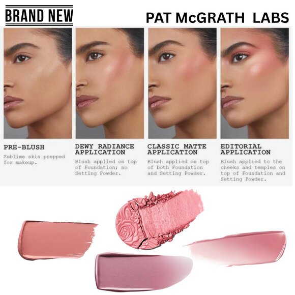 NEW Sealed Pat McGrath Labs Pink Rose Deluxe Travel Size Blush Lips Makeup Kit - Picture 5 of 10